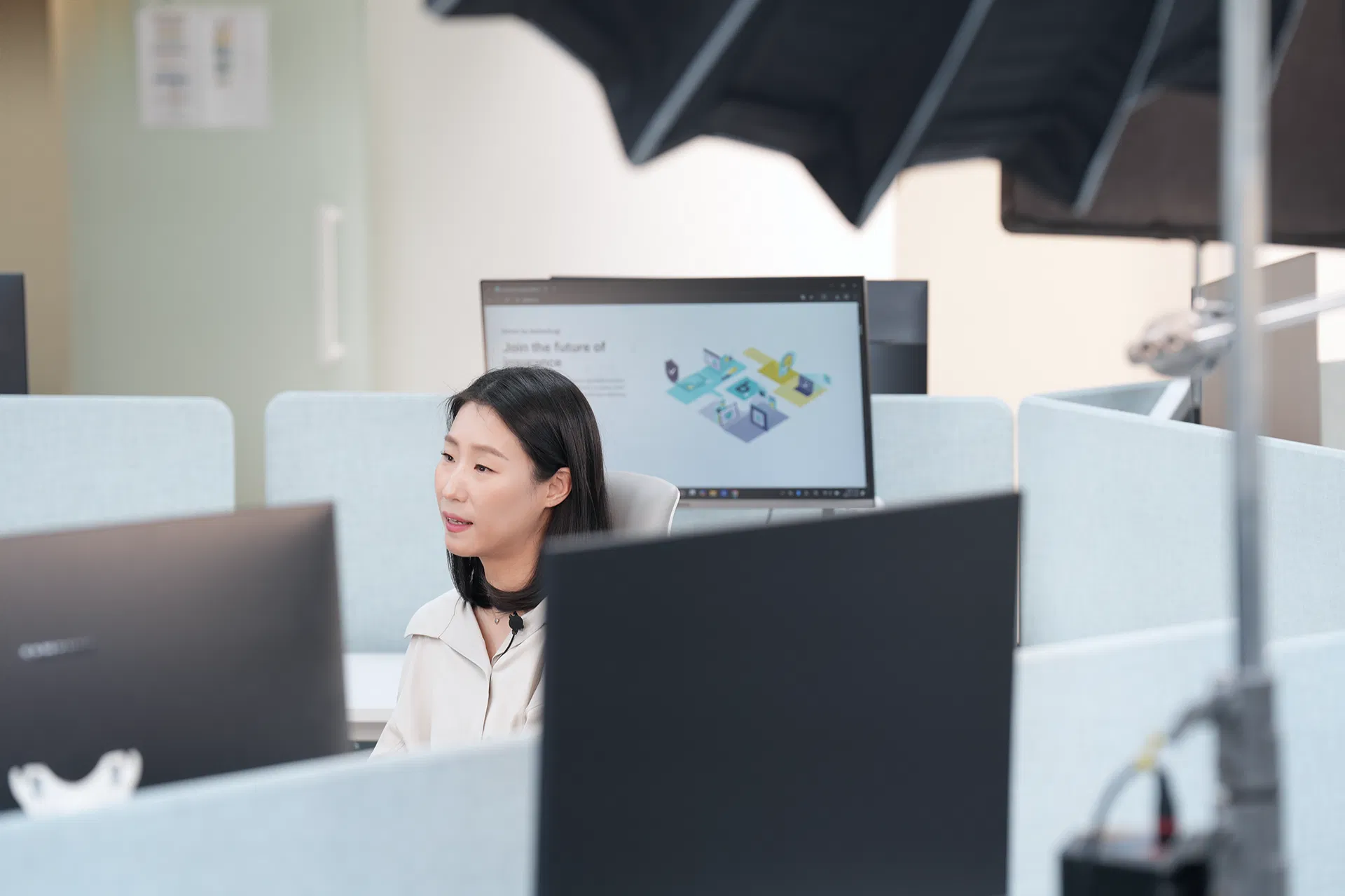 원티드 채용 브랜딩 콘텐츠 촬영 현장 2