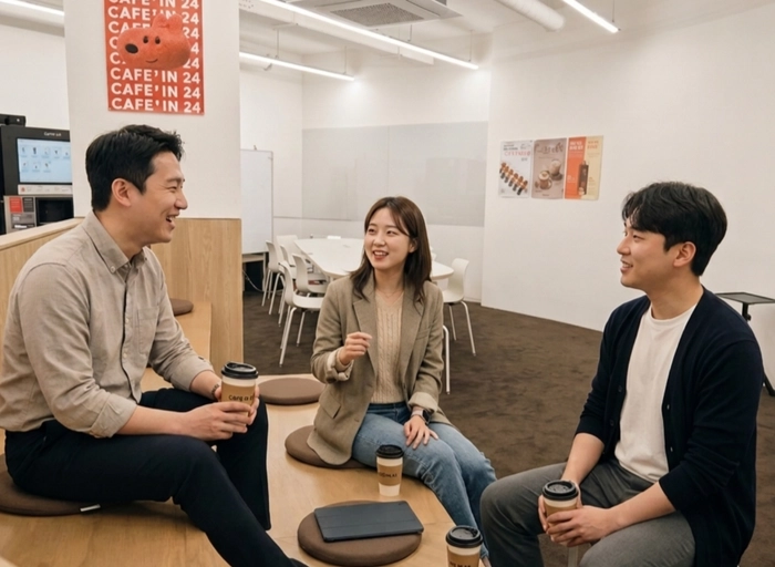 카페인24-프랜차이즈 가맹영업 3년 이상